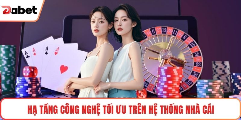 Hạ tầng công nghệ tối ưu trên hệ thống nhà cái