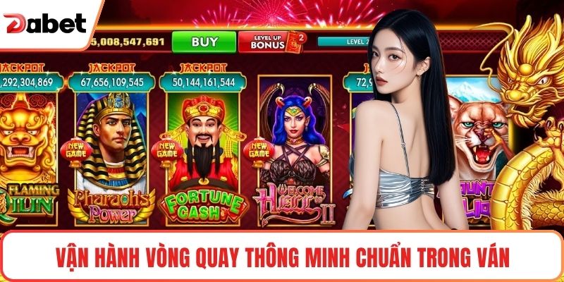 Vận hành vòng quay thông minh chuẩn trong ván